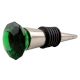 Green Diamond Glass Wine Stopper